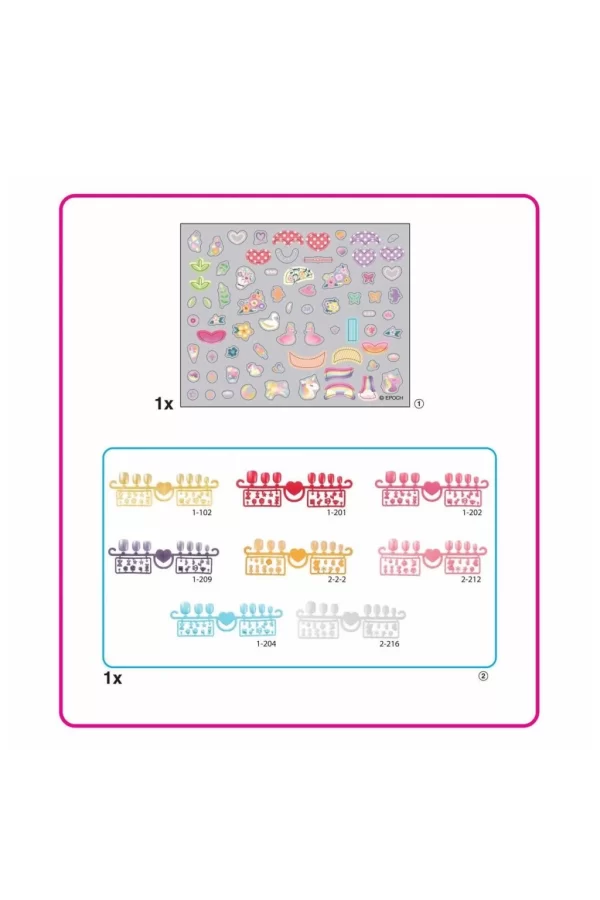 Nessiworld  35059 AquaBeads Kalpler ve Kurdeleler - Yedek Tırnak Paketi +4 yaş
