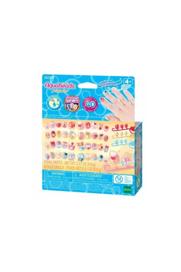 Nessiworld  35059 AquaBeads Kalpler ve Kurdeleler - Yedek Tırnak Paketi +4 yaş