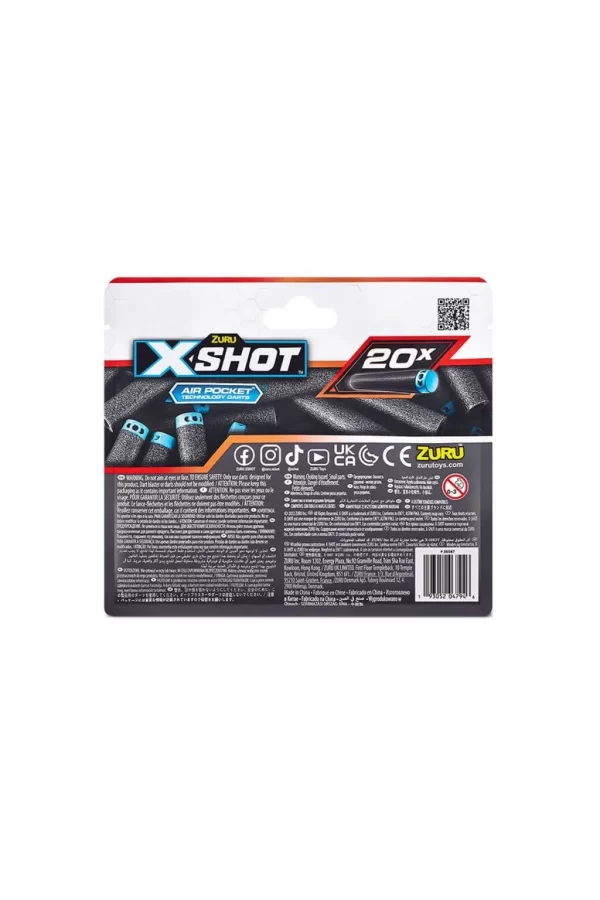 Nessiworld  36587 Zuru X Shot Silah 20 li Yedek Paket -Sunman