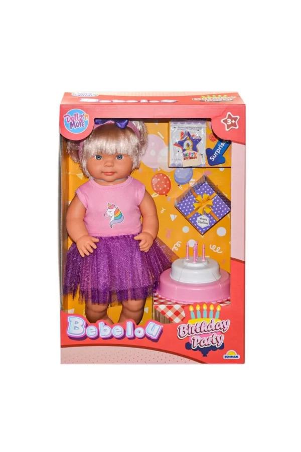 Nessiworld 40021 Bebelou Doğum Günü Bebek 40 cm