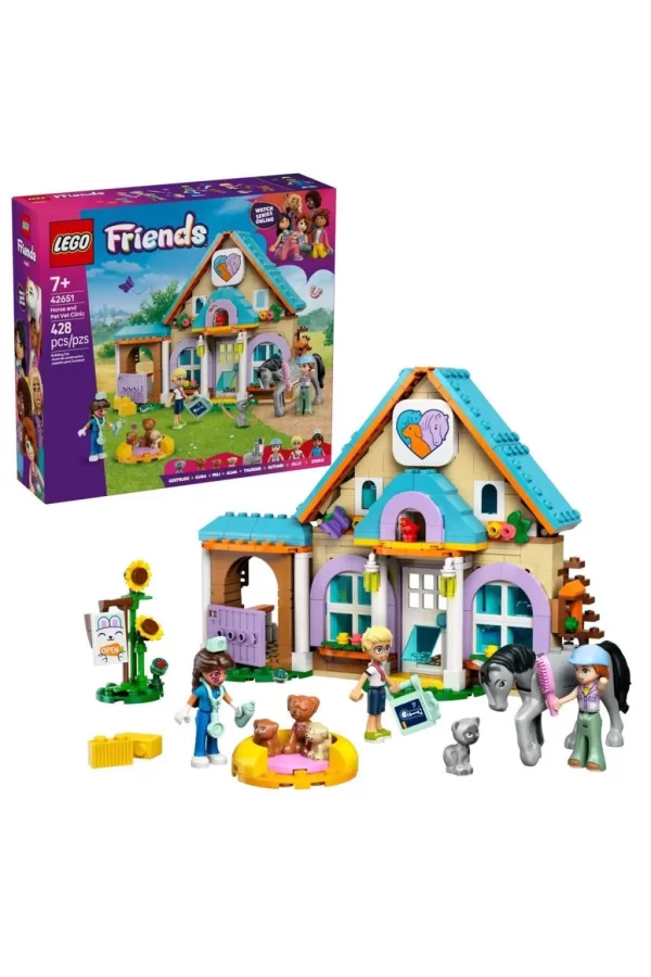 Nessiworld  42651 Lego Friends Veteriner Kliniği parça + yaş
