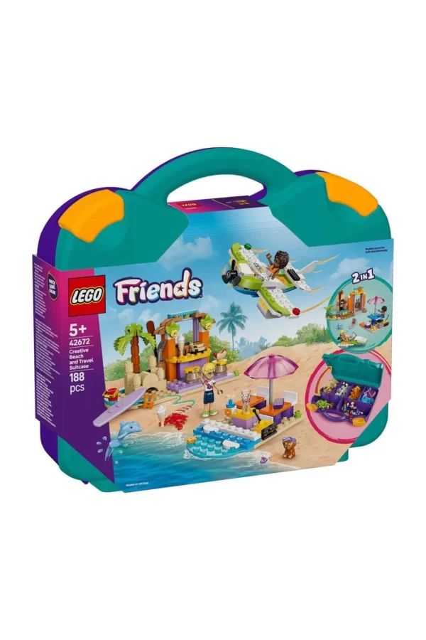 Nessiworld  42672 Lego Friends Yaratıcı Plaj ve Seyahat Bavulu 188 parça +5 yaş