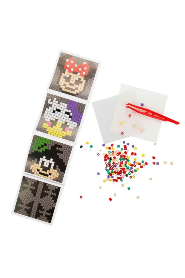 Nessiworld  4in1 Disney Minnie Mouse Pixel Pixel Boncuk Aktivite ve Oyuncak Seti