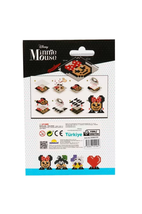 Nessiworld  4in1 Disney Minnie Mouse Pixel Pixel Boncuk Aktivite ve Oyuncak Seti
