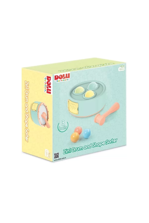 Nessiworld 5193 OYUNCAK 2Sİ 1 ARADA DAVUL VE TOP OYUNU