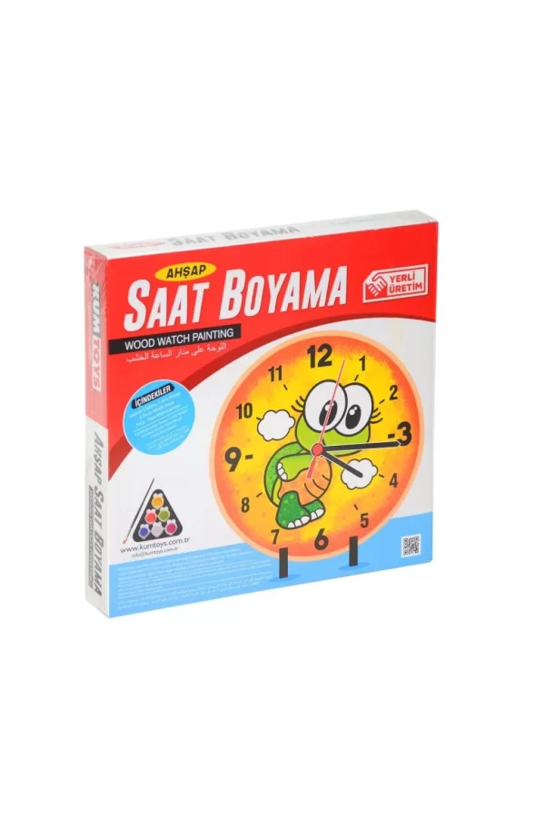 Nessiworld 5302 KumToys, Ahşap Saat Boyama