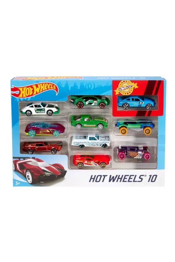 Nessiworld 54886 Hot Wheels 10lu Araba Seti - Karışık Asorti