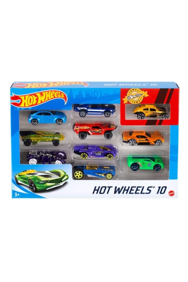 Nessiworld 54886 Hot Wheels 10lu Araba Seti - Karışık Asorti