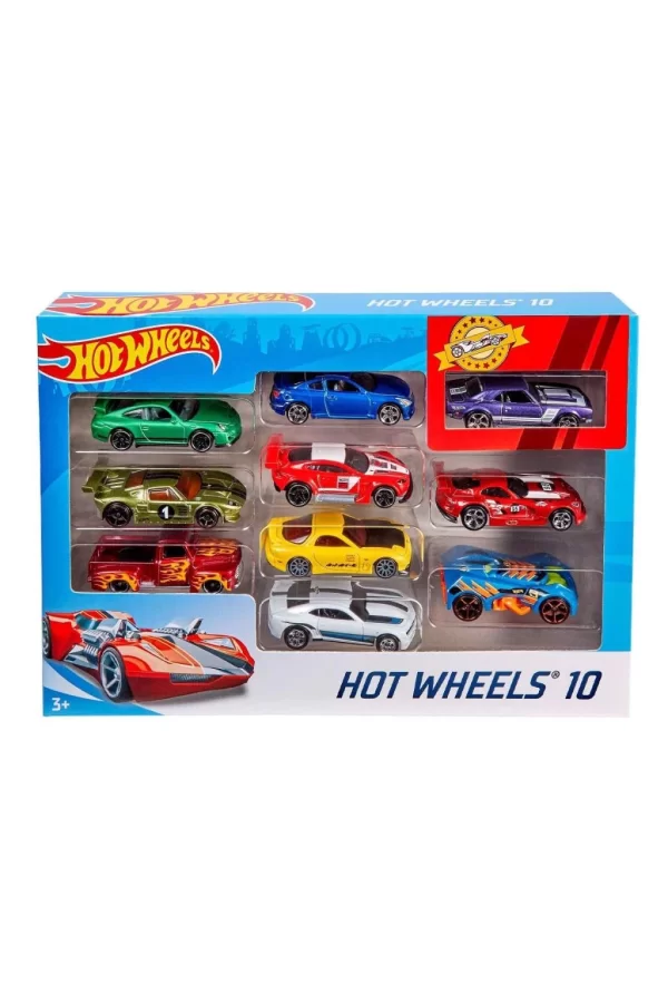 Nessiworld 54886 Hot Wheels 10lu Araba Seti - Karışık Asorti