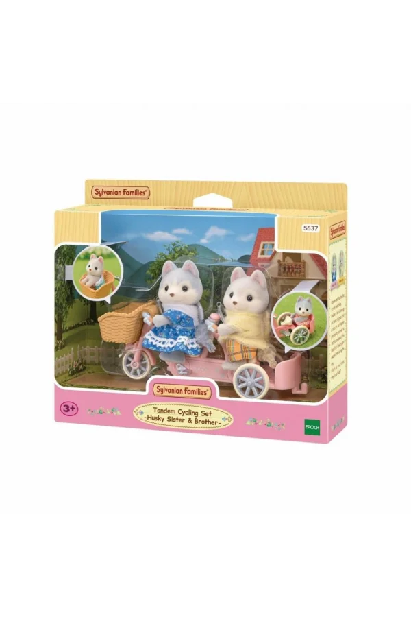 Nessiworld  5637 Sylvanian Families Tandem Bisiklet ve Haskiler +3 yaş
