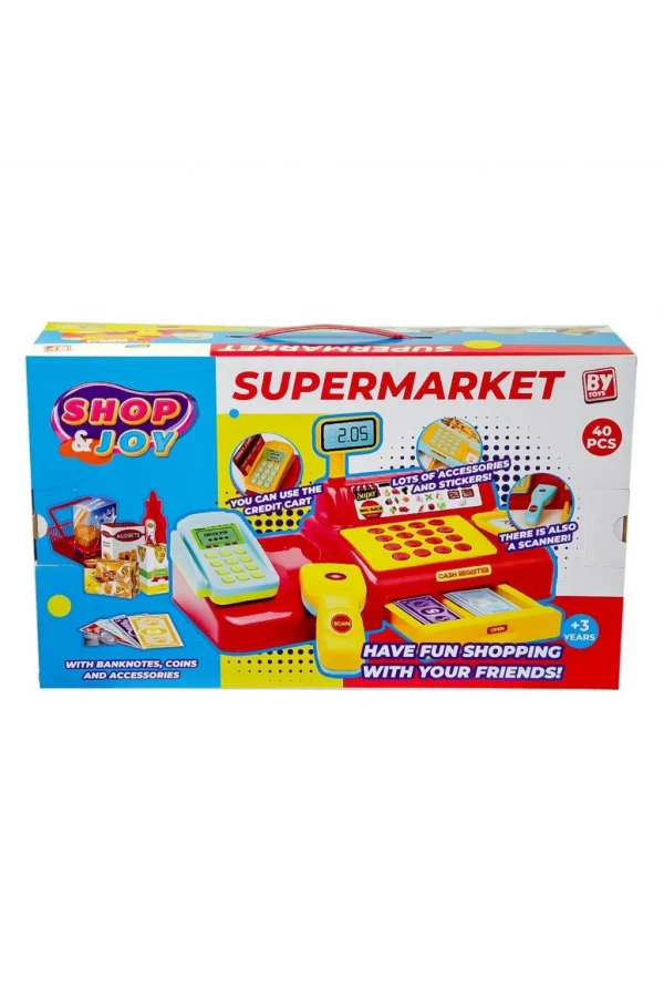 Nessiworld 578-BP SHOP- JOY YAZAR KASA ALIŞVERİŞ SETİ