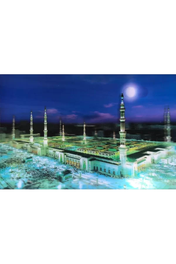 Nessiworld 5D Elmas Boyama Ekstra Çözünürlüğe Sahip Medine Resmi Tablosu 40x60 cm