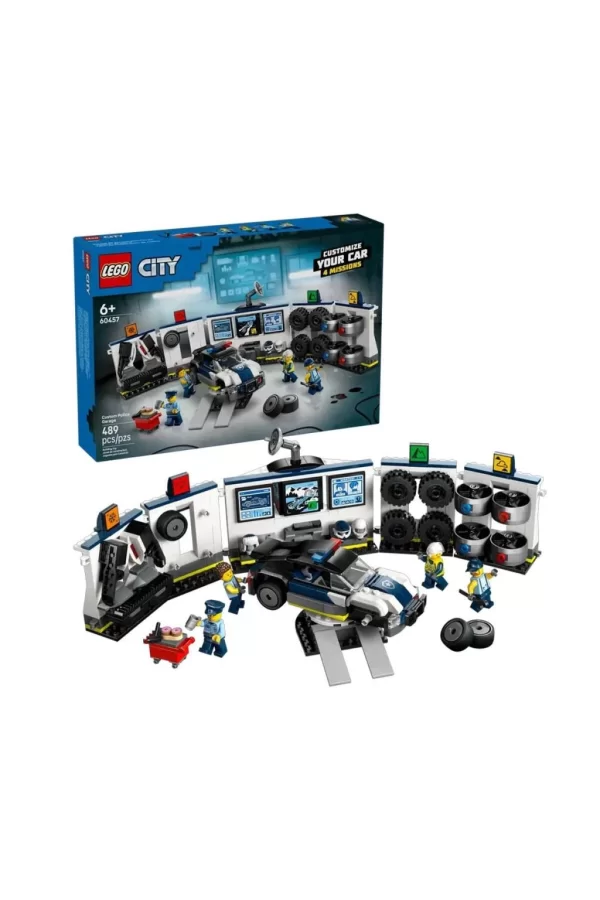 Nessiworld 60457 Lego City Özel Polis Arabası Garajı 489 parça +6 yaş