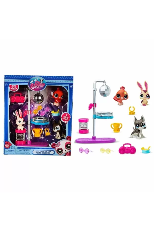 Nessiworld 6377 SUN- LİTTLEST PETSHOP MİNİŞLER  DISCO NİGHT  OYUN SETİ