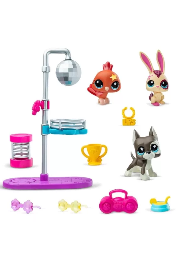 Nessiworld 6377 SUN- LİTTLEST PETSHOP MİNİŞLER  DISCO NİGHT  OYUN SETİ