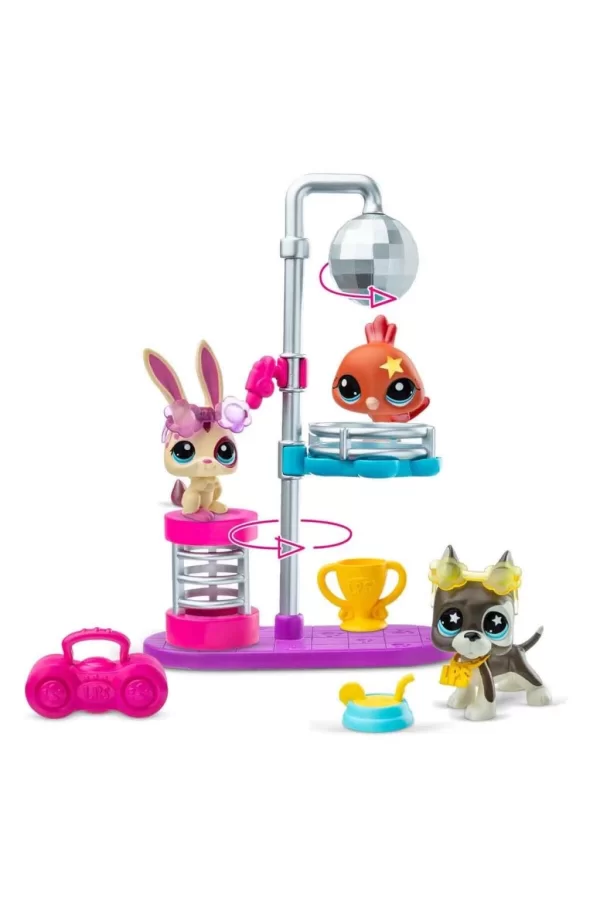 Nessiworld 6377 SUN- LİTTLEST PETSHOP MİNİŞLER  DISCO NİGHT  OYUN SETİ