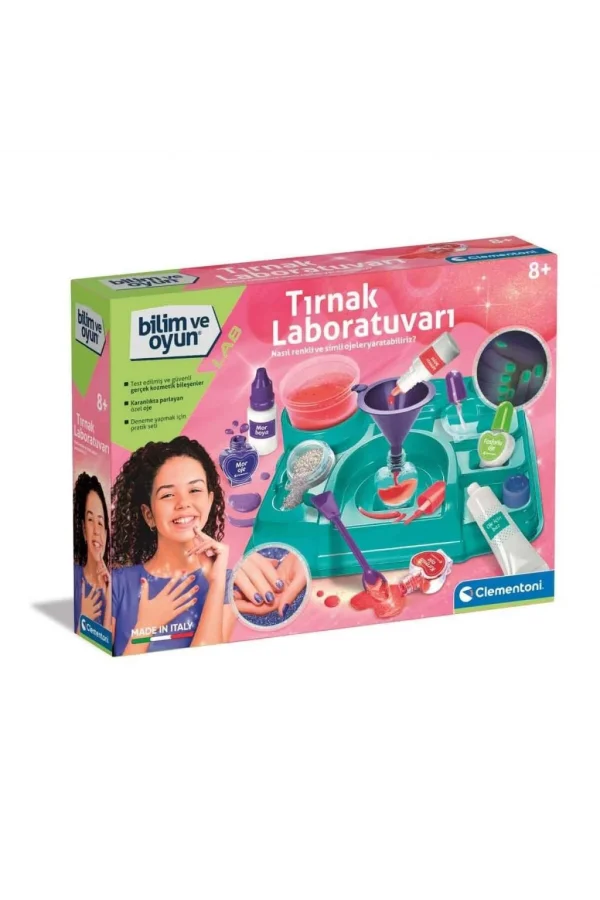 Nessiworld 64471 Bilim ve Oyun - Tırnak Laboratuvarı +8 yaş