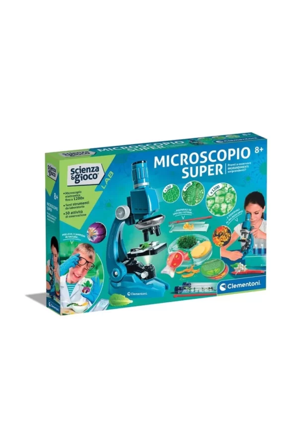 Nessiworld 64473 Bilim ve Oyun - Süper Mikroskop +8 yaş