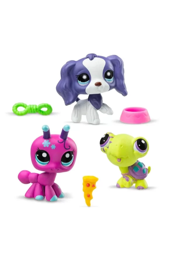 Nessiworld 6469 SUN-Littlest Pet Shop Minişler 3’lü Figür Setİ