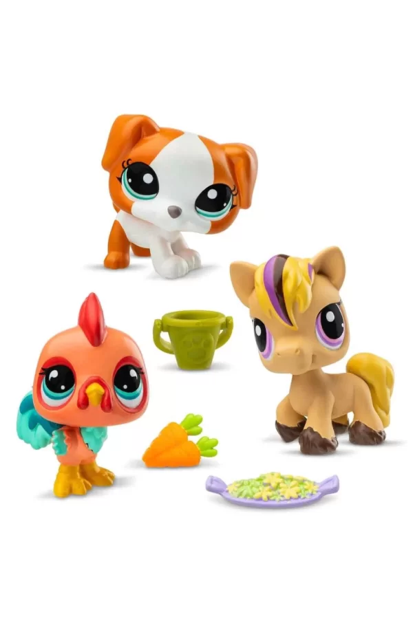 Nessiworld 6469 SUN-Littlest Pet Shop Minişler 3’lü Figür Setİ