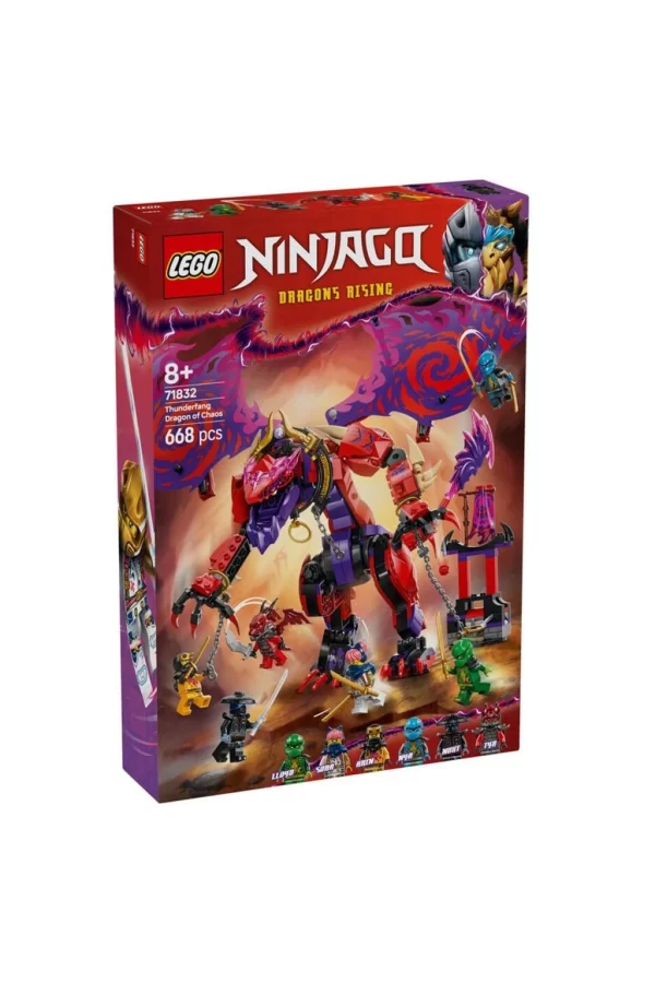Nessiworld  71832 Lego Ninjago Thunderfang Kaos Ejderhası 668 parça +8 yaş