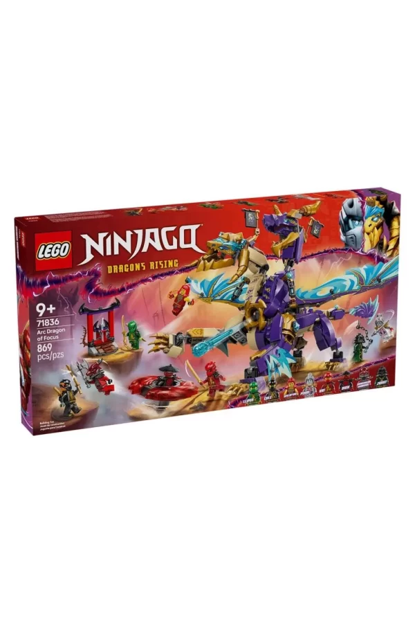 Nessiworld  71836 Lego Ninjago Focusun Ark Ejderhası 869 parça +9 yaş