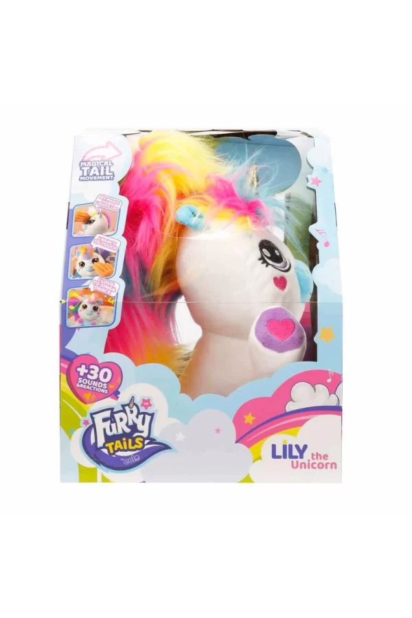 Nessiworld  72033 Lily Sesli ve Işıklı Unicorn Peluş
