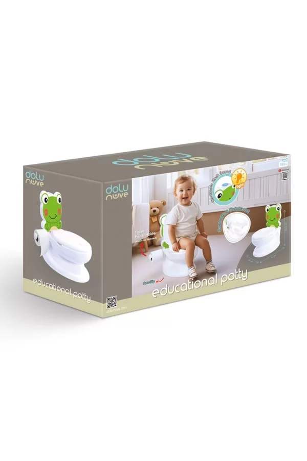 Nessiworld  7238 Kurbağa Eğitici Klozet -Dolu Oyuncak