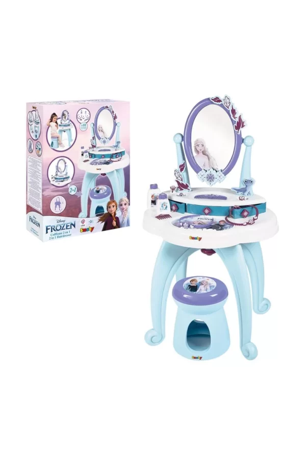 Nessiworld  7600320244 Frozen 2IN1 Güzellik Masası -Smoby