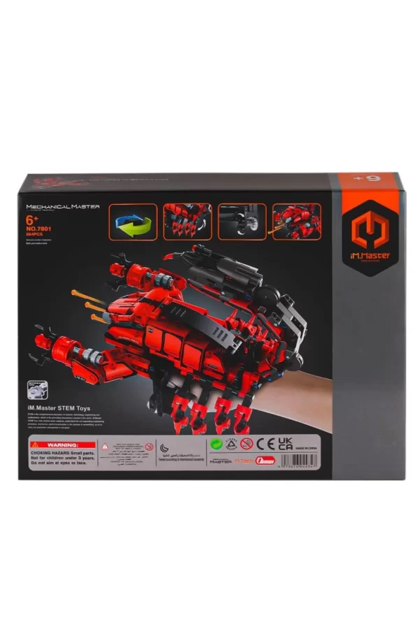 Nessiworld  7801 IMM Master Blokları Akrep El Silahı Kırmızı 664 Parça