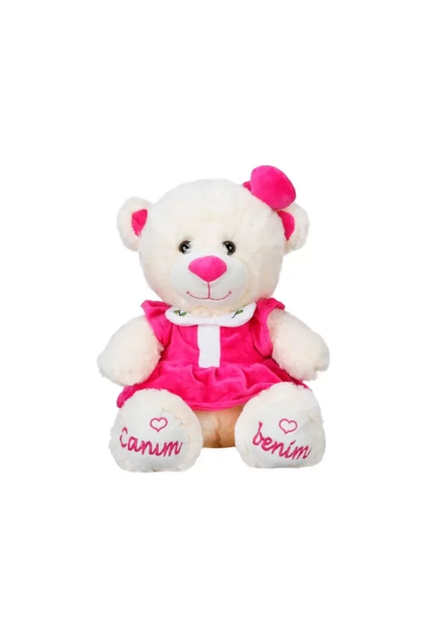 Nessiworld  8331 Canım Benim Elbiseli Peluş Ayı -Sunman