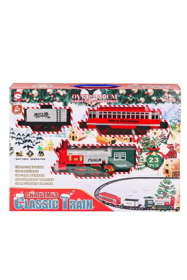 Nessiworld  8513A Işıklı Dumanlı Yılbaşı Tren Seti -Karsan Oyuncak