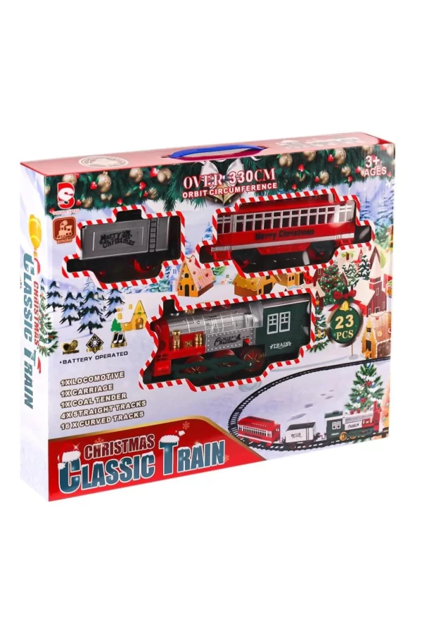 Nessiworld  8513A Işıklı Dumanlı Yılbaşı Tren Seti -Karsan Oyuncak