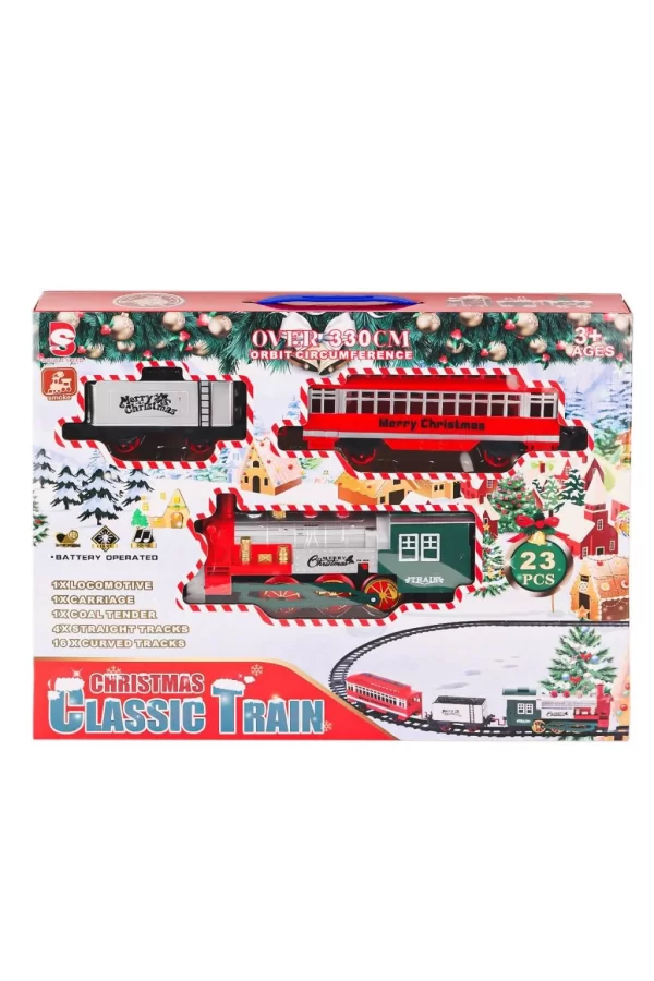 Nessiworld  8513A Işıklı Dumanlı Yılbaşı Tren Seti -Karsan Oyuncak