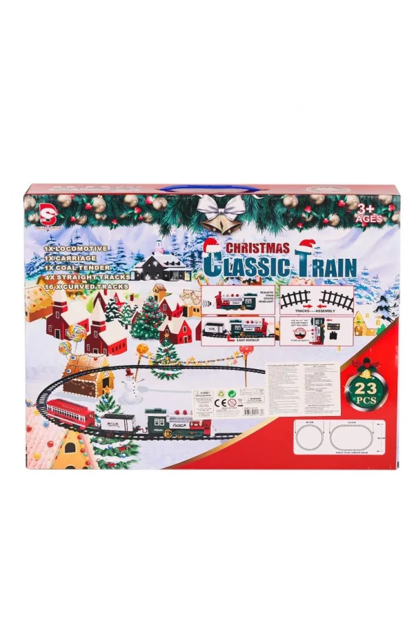 Nessiworld  8513A Işıklı Dumanlı Yılbaşı Tren Seti -Karsan Oyuncak