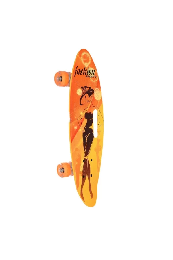 Nessiworld 885 Desenli Orta Boy Işıklı Kaykay 60 cm