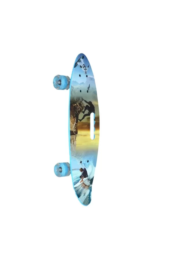Nessiworld 885 Desenli Orta Boy Işıklı Kaykay 60 cm