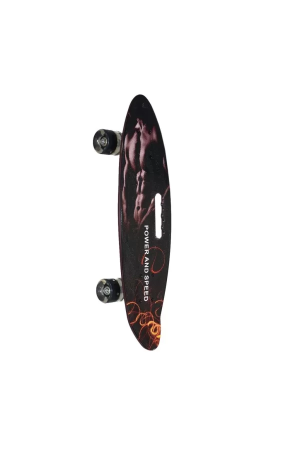 Nessiworld 885 Desenli Orta Boy Işıklı Kaykay 60 cm