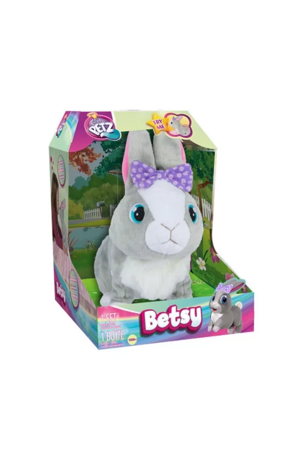 Nessiworld  9586 Sesli ve Hareketli Peluş Tavşan Betsy -Sunman