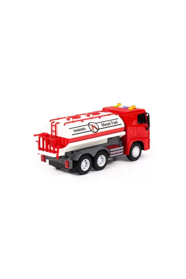 Nessiworld 96296 CITY Sürtmeli V2 Tanker Işıklı ve Sesli Kırmızı Kabin Kutuda - Polesie