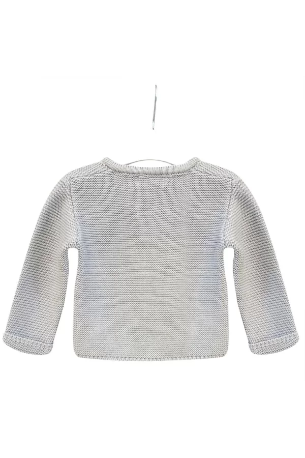 Nessiworld    AC24333 Basic Bebe Ceket Grey Melange