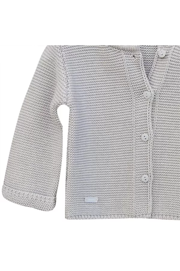 Nessiworld    AC24333 Basic Bebe Ceket Grey Melange