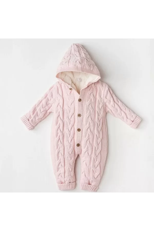 Nessiworld    AC24336 Knitwear Triko Bebe Kozmonot Pink Melange