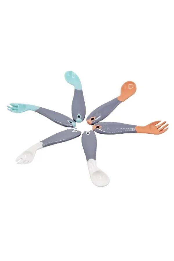 Nessiworld    Açılı Mama Kaşık Çatal Takımı 703 Gül Kurusu