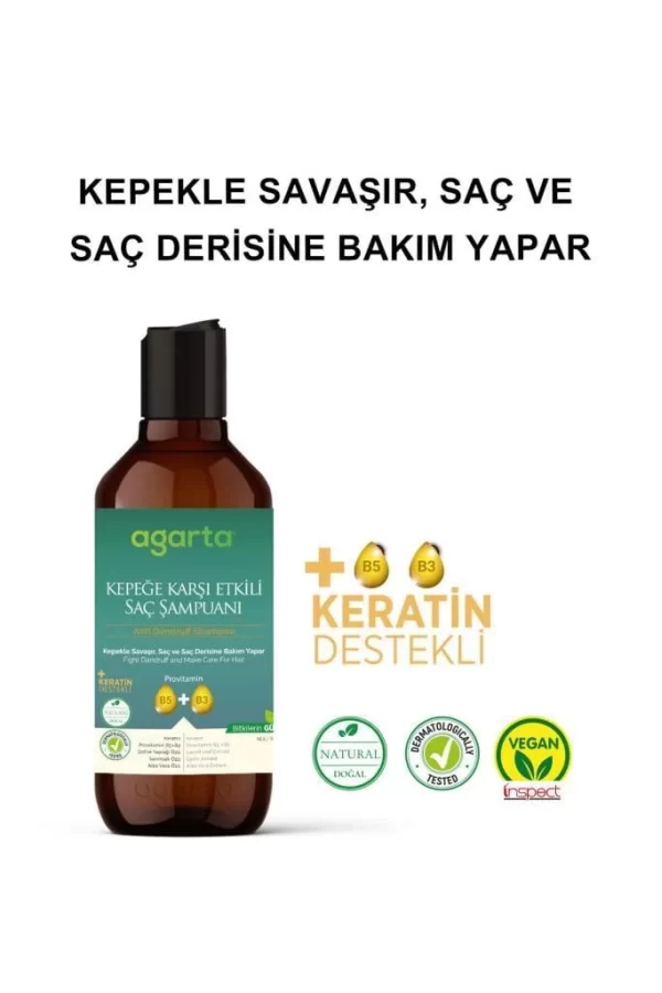 Nessiworld  Agarta Doğal Kepeğe Karşı Şampuan 400 ml