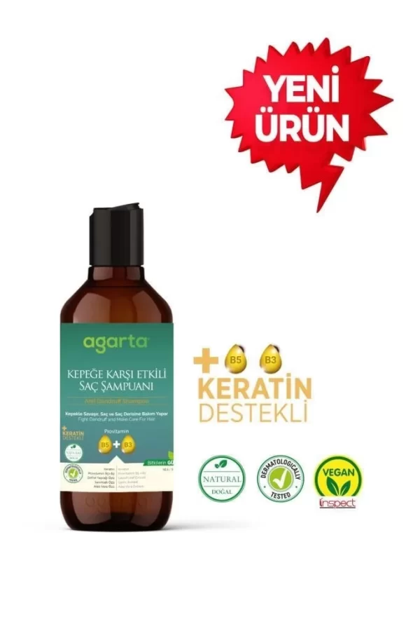 Nessiworld  Agarta Doğal Kepeğe Karşı Şampuan 400 ml