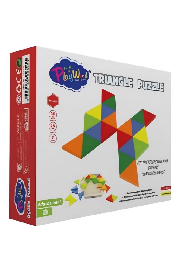 Nessiworld  Ahşap Üçgen Puzzle