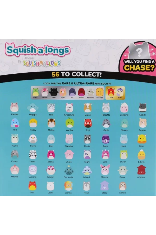 Nessiworld AL0001 Squish a longs 2 Figür + Yüzük Sürpriz Paket Seri 2