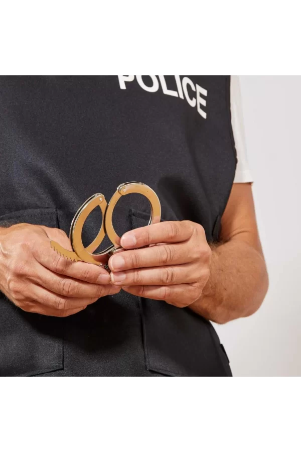 Nessiworld  Anahtarlı Oyuncak Metal Kelepçe Polis Kelepçesi