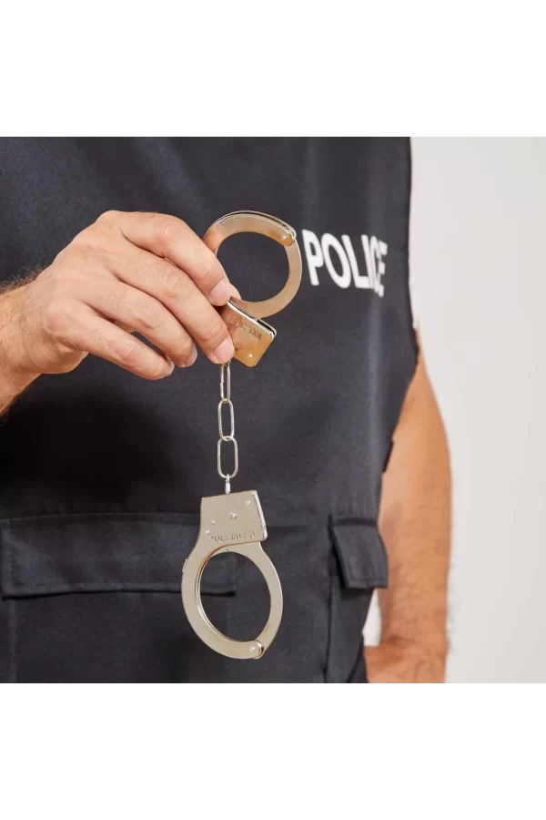 Nessiworld  Anahtarlı Oyuncak Metal Kelepçe Polis Kelepçesi